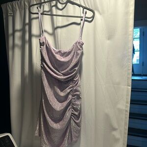 Adorable lavender Lucy in the Sky mini dress